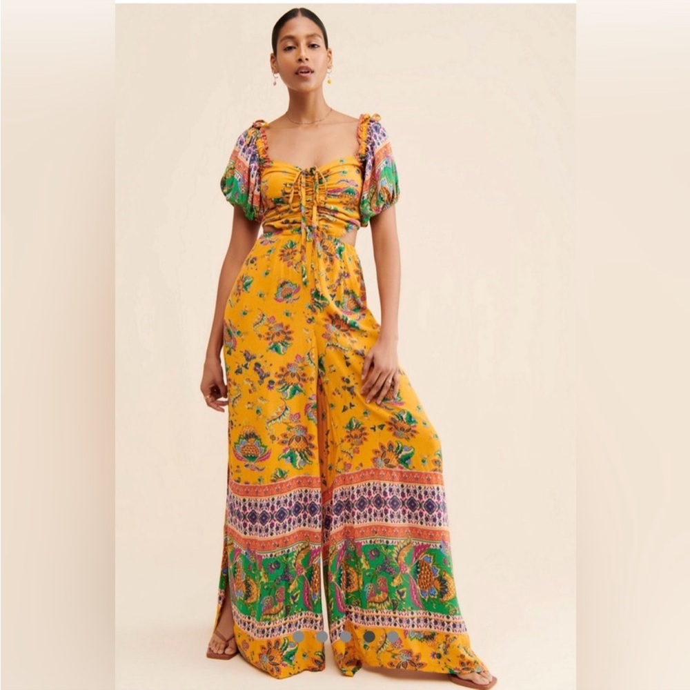 NWOT FP Bali Citrus Skies Jumpsuit